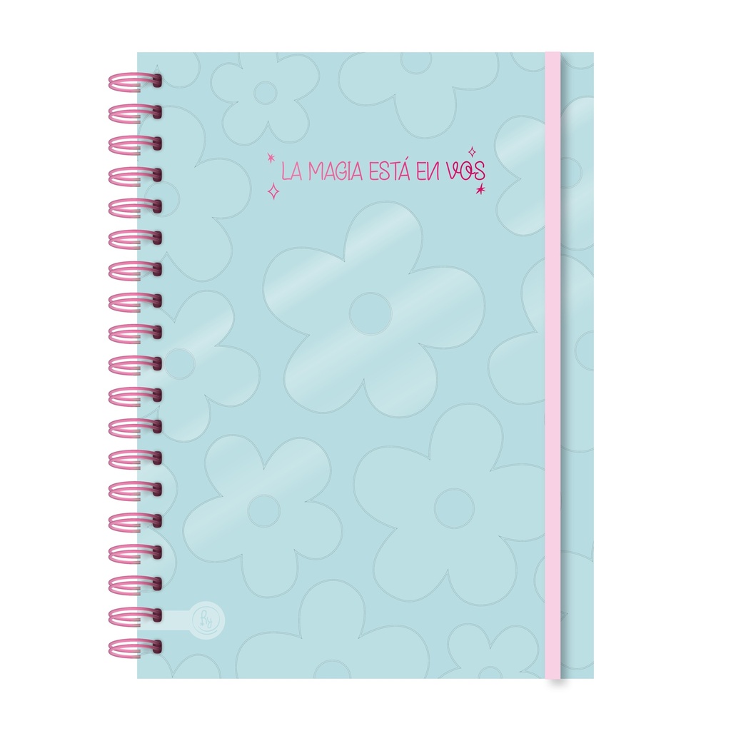 CUADERNO RY A5 15X21 ANILLADO 80 HOJAS PASTEL 1100