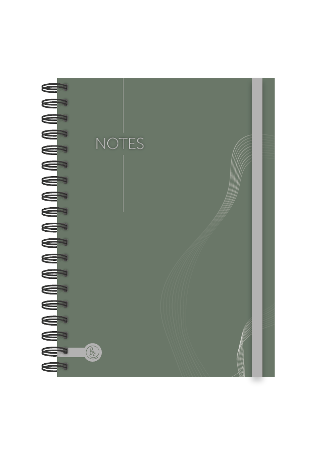 CUADERNO RY A5 15X21 ANILLADO 80 HOJAS OFFICE RAYAS 1103