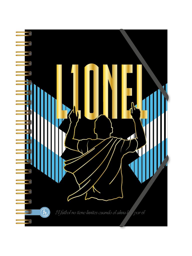 CUADERNO RY UNIVERSITARIO 20X28 ANILLADO TAPA DURA 100 HOJAS ARGENTINA 1129