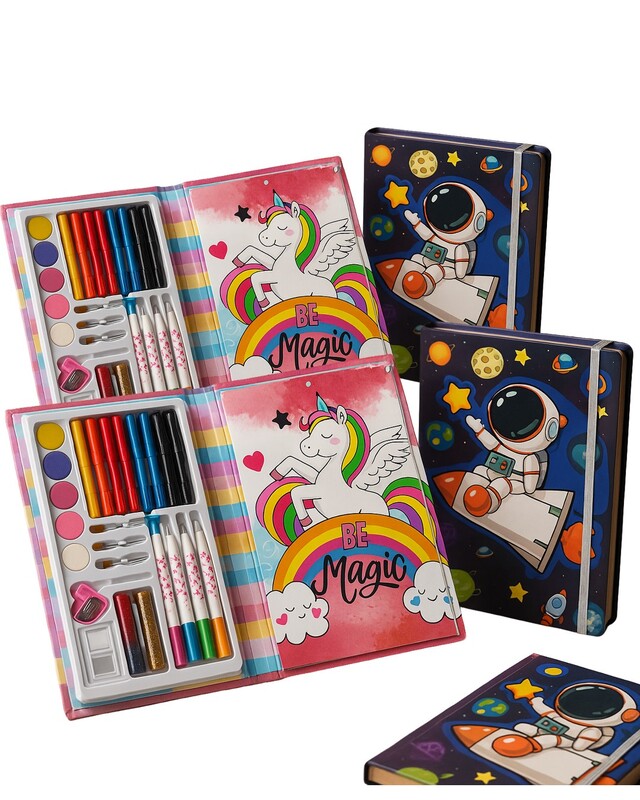 SET DE ARTE CON ELASTICO ASTRONAUTA Y UNICRONIO