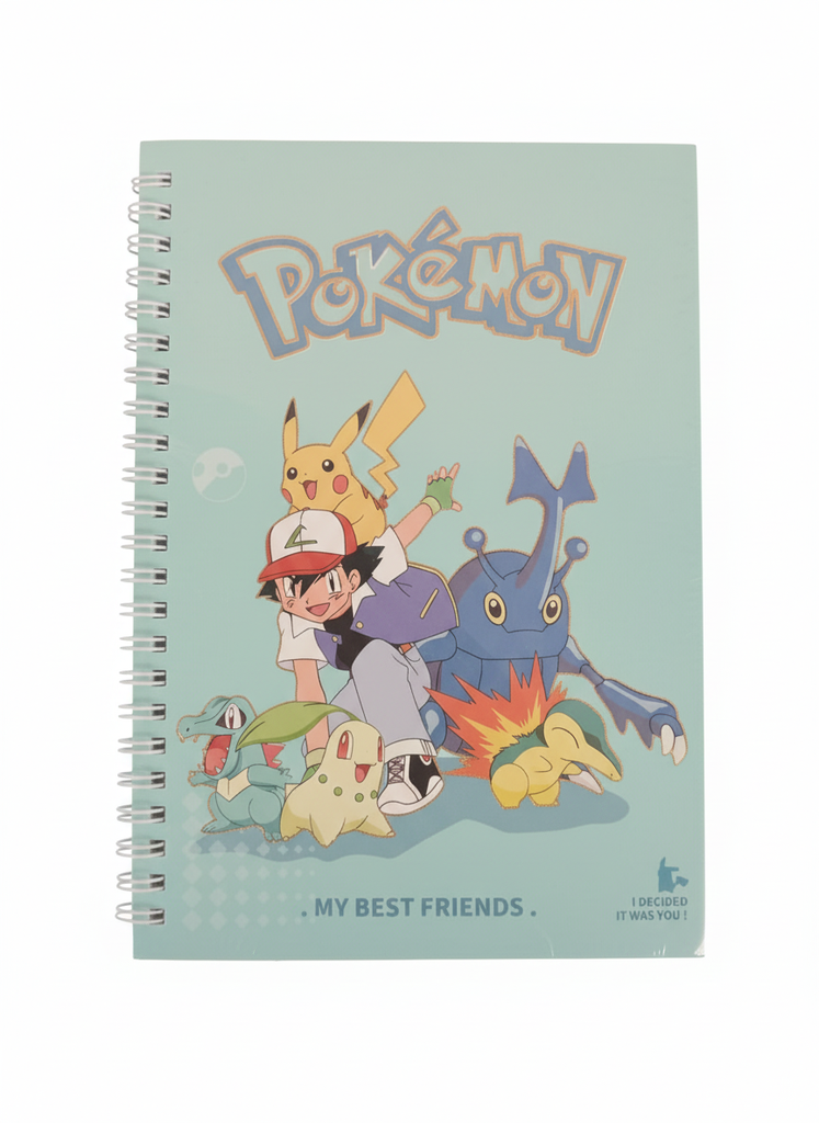 CUADERNO ANILLADO TAPA FLEXIBLE POKEMON 8104