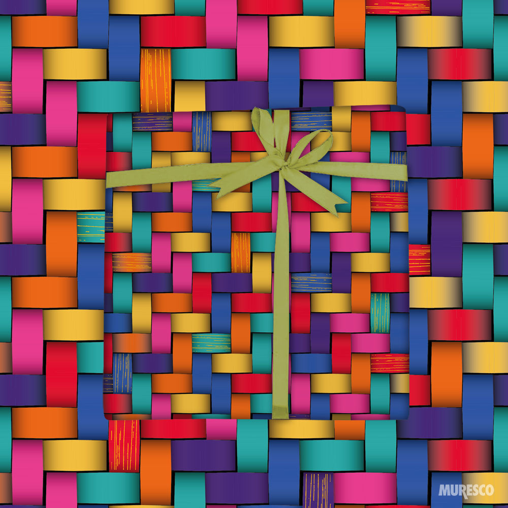 BOBINA MURESCO PAPEL DE REGALO 60x150 CINTAS