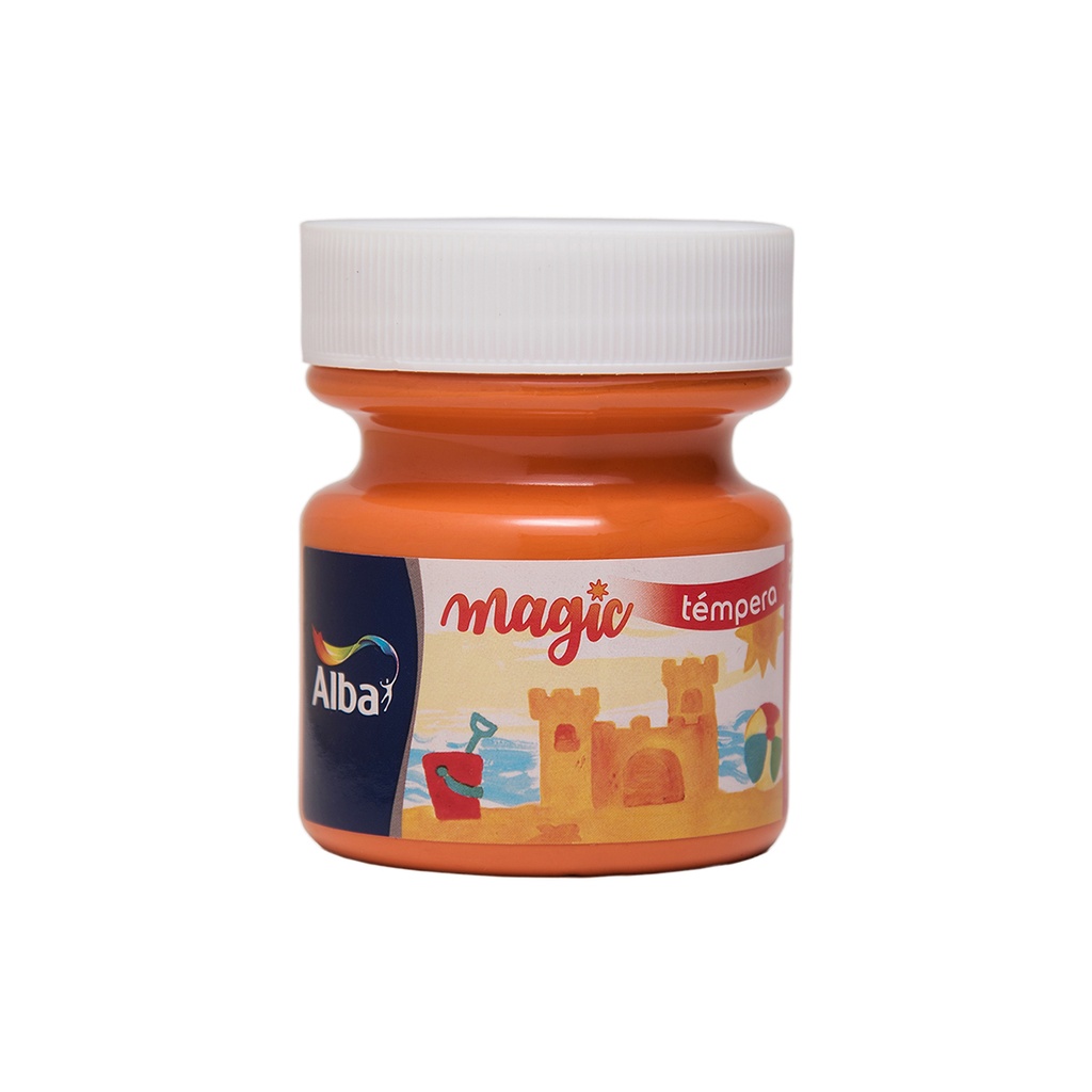 TEMPERA ALBA POTE 275G NARANJA