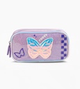 CARTUCHERA FOOTY 2 CIERRE CON ORGANIZADOR LILA