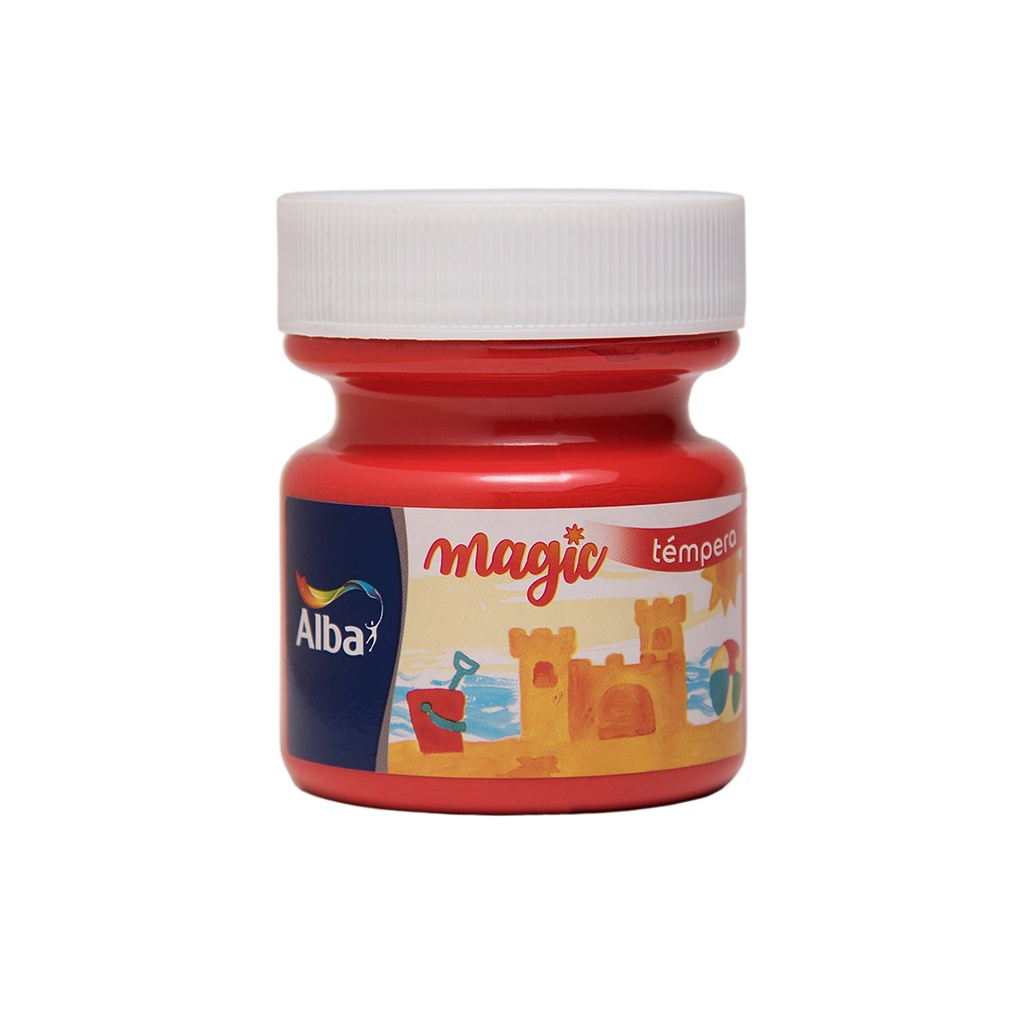 TEMPERA ALBA POTE 275g ROJO