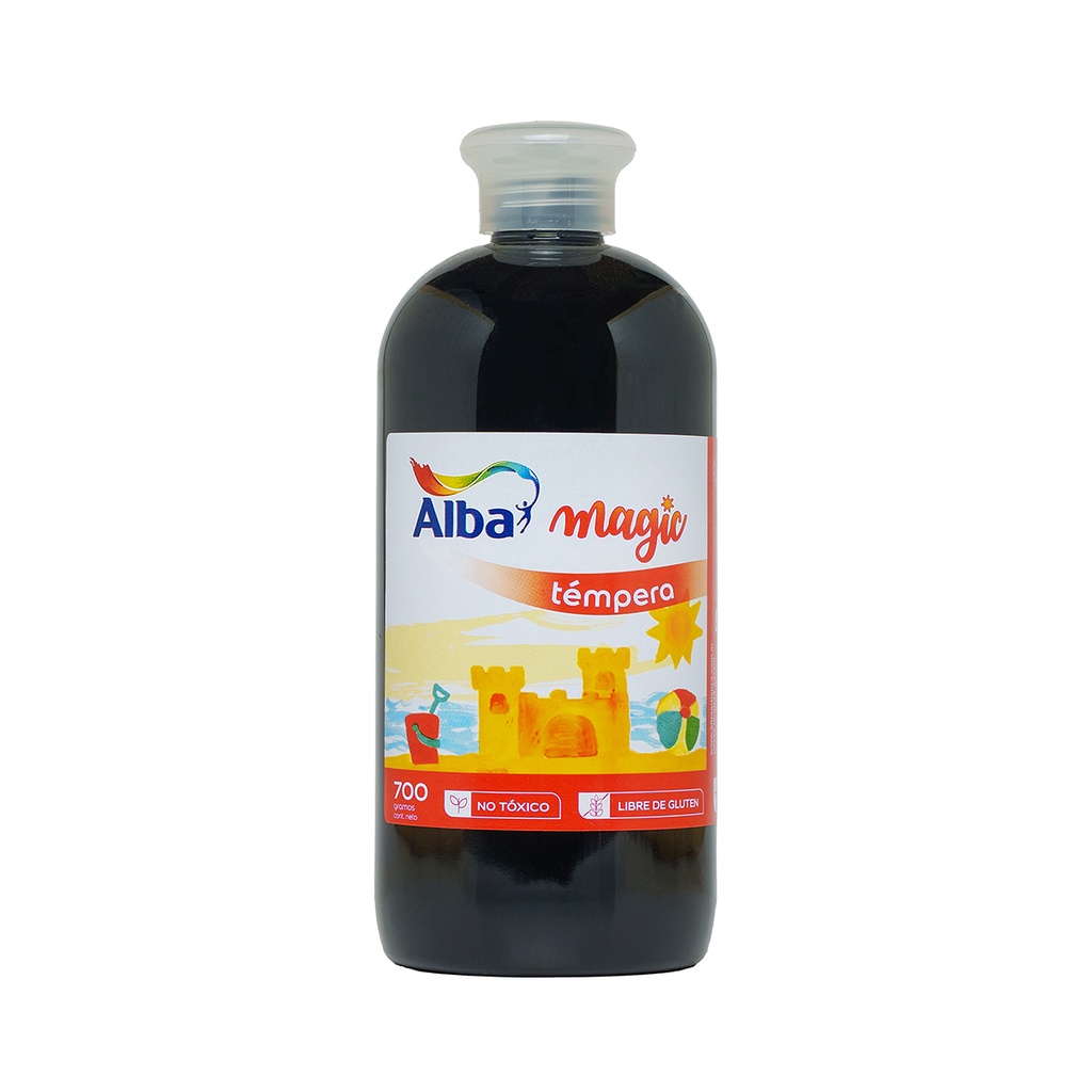 TEMPERA ALBA POTE 700G NEGRO