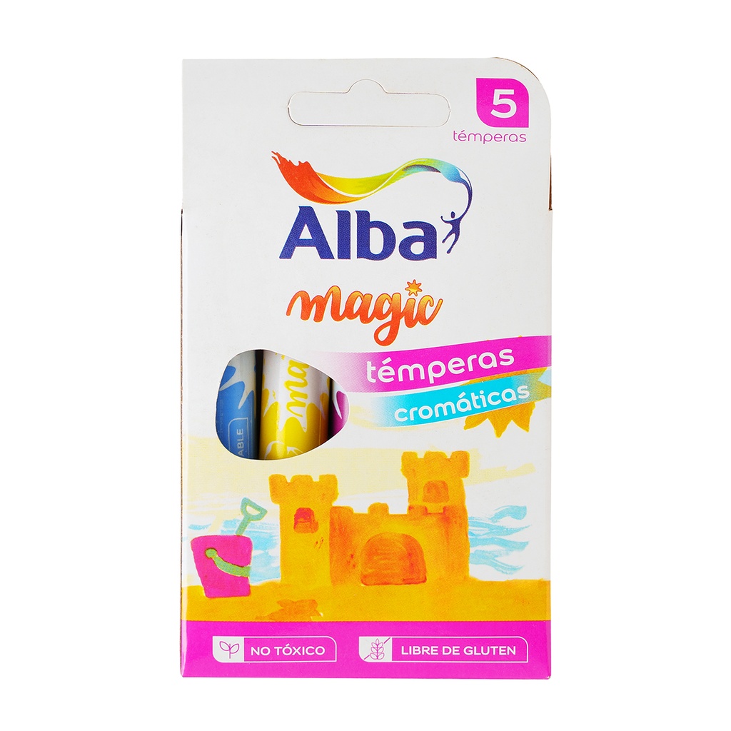 TEMPERA ALBA MAGIC 8ML X 5 CROMATICO