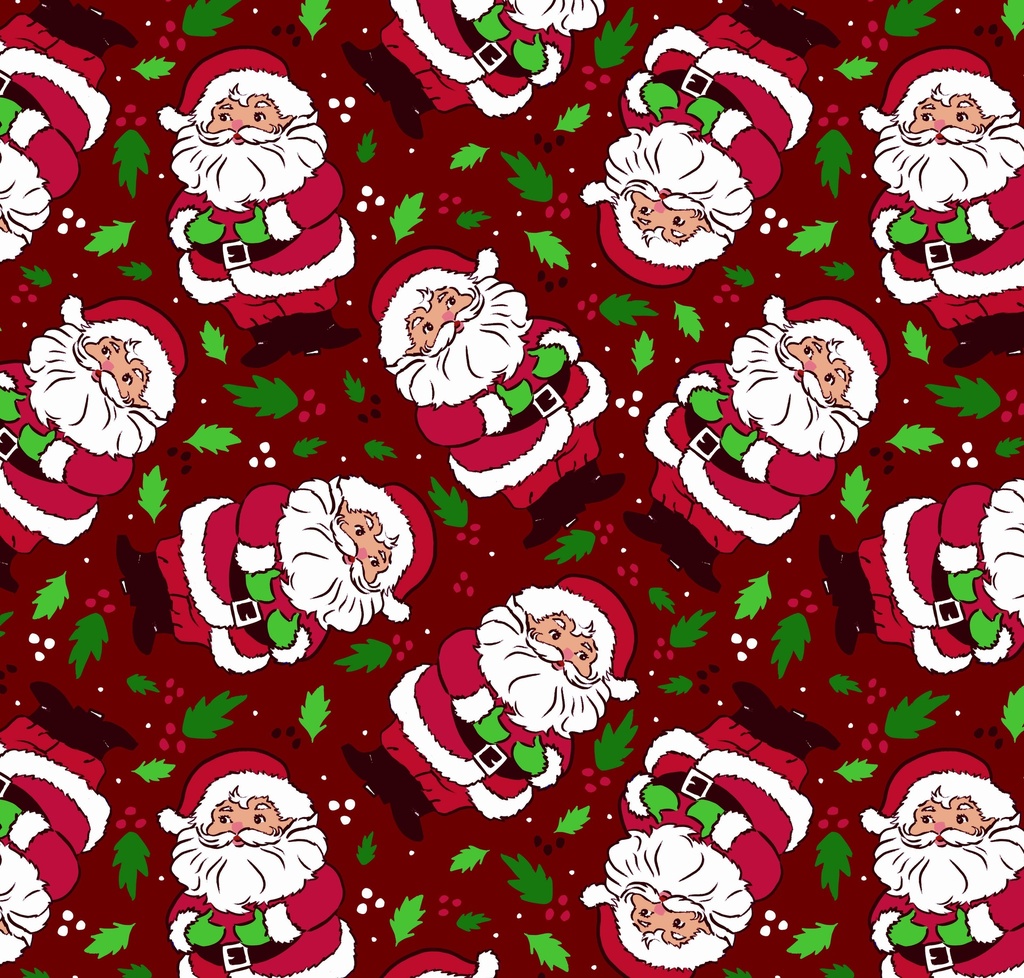 PAPEL PARA REGALO MURESCO 70X100 X10 PAPA NOEL ROJO