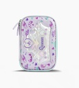 CARTUCHERA FOOTY TERMOFORRADA CON UTILES INCLUIDOS LILA
