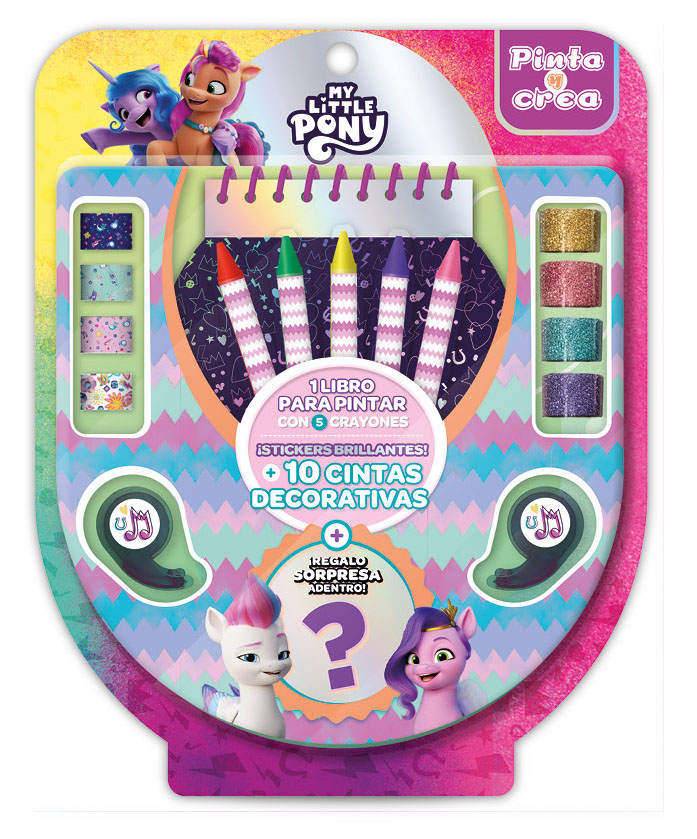 BLISTER VERTICE PINTA Y CREA MY LITTLE PONY