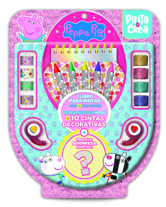 BLISTER VERTICE PINTA Y CREA PEPPA PIG