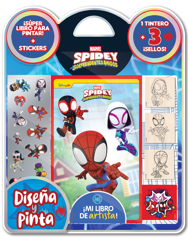 BLISTER VERTICE DISEÑA Y PINTA SPIDEY