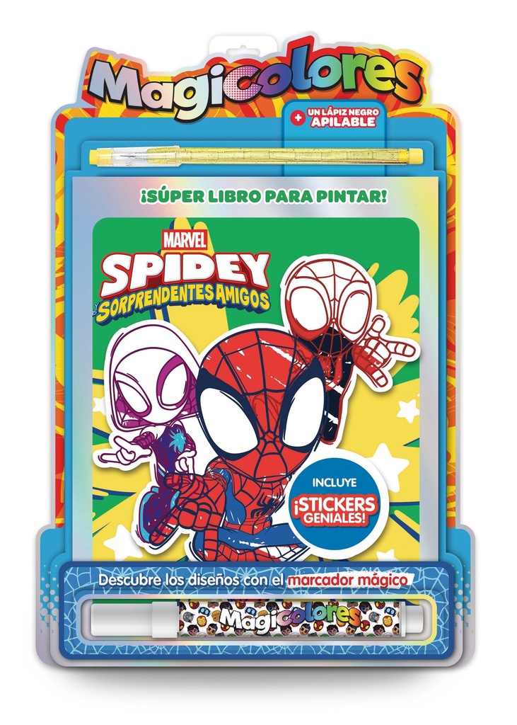 BLISTER VERTICE MAGICOLORES SPIDEY & FRIENDS