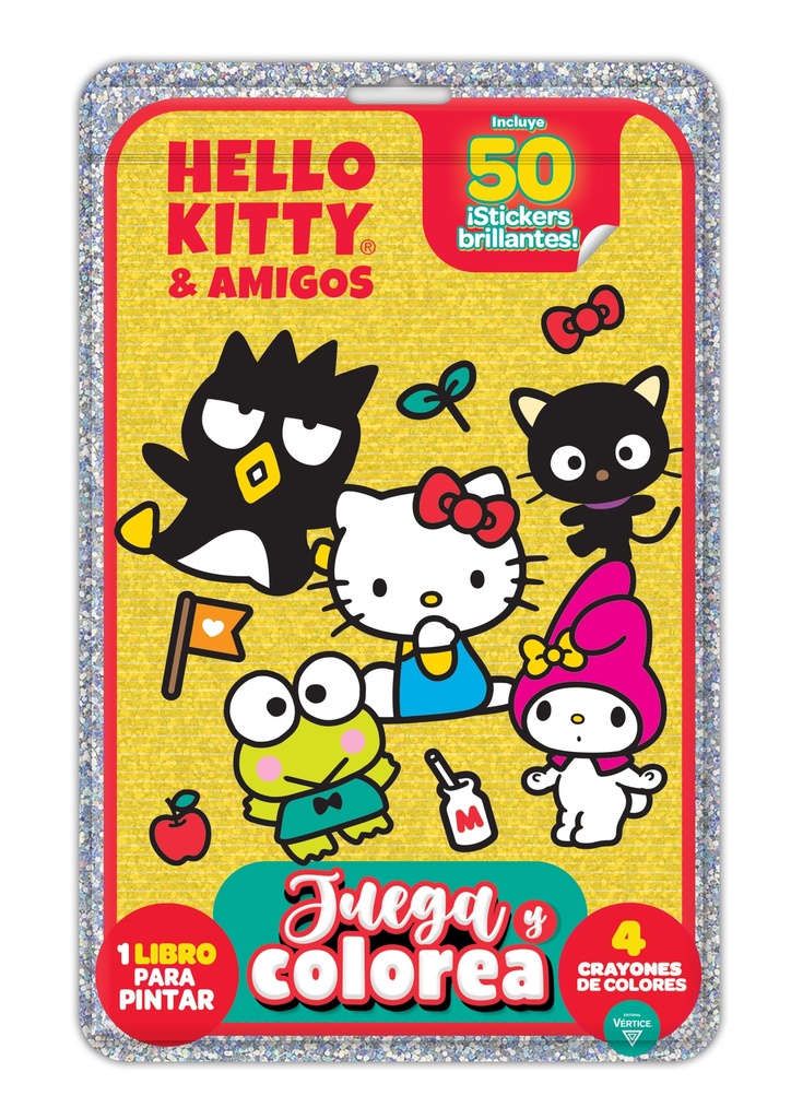 FLOW PACK VERTICE JUEGA Y COLOREA HELLO KITTY & FRIENDS