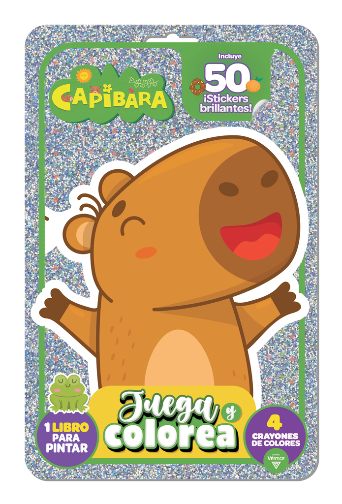 FLOW PACK VERTICE JUEGA Y COLOREA CAPIBARA