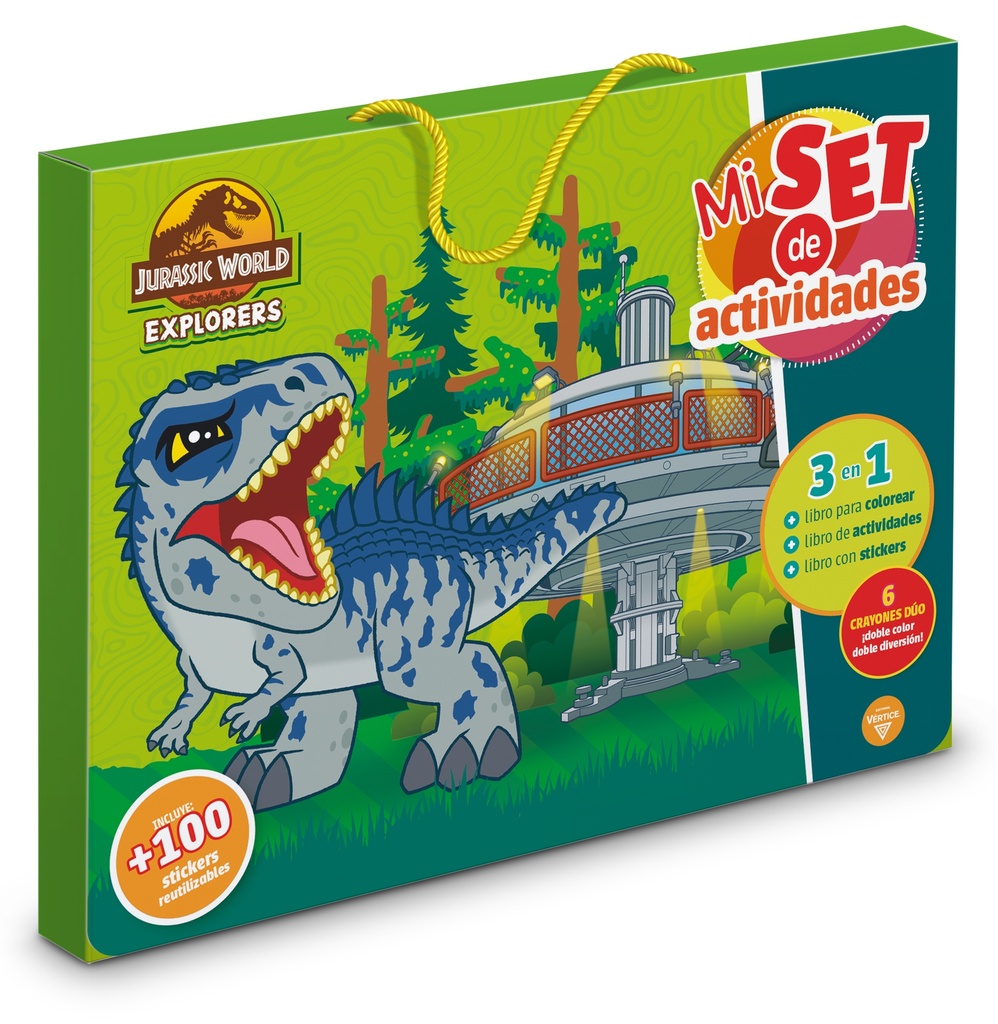 CAJA VERTICE MI SET DE ACTIVIDADES JURASSIC EXPLORERS