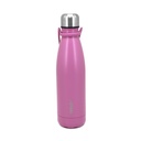 BOTELLA TERMICA TRENDY CON AGARRADERA 500ML ROSA