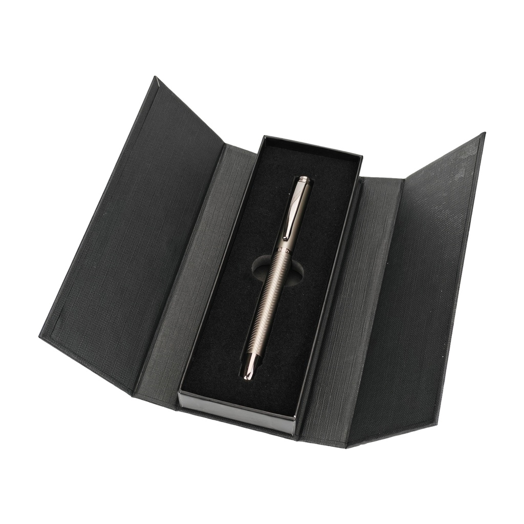 BOLIGRAFO OLAMI ROLLER BALL NURENBERG NEGRO-PLATEADO