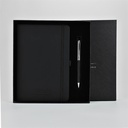 CUADERNO Y BOLIGRAFO OLAMI NEGRO