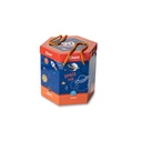 CAJA EXAGONAL OLAMI 90 PIEZAS ESPACIO