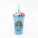 VASO TRENDY 450ML DONUT CELESTE