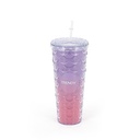 VASO TRENDY 720ML SIRENA VIOLETA + ROSA 19018