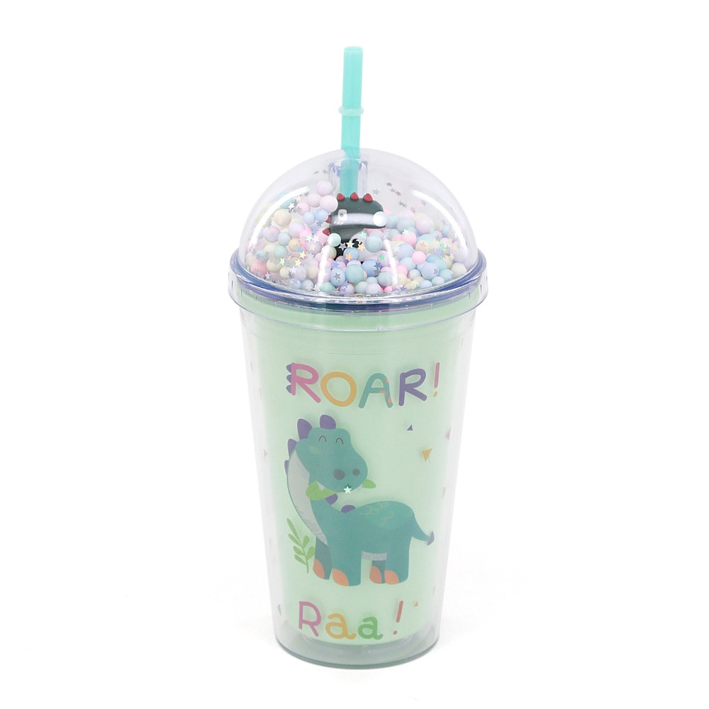 VASO TRENDY 450ML DINO AMARILLO 19025