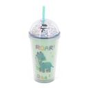 VASO TRENDY 450ML DINO AMARILLO 19025