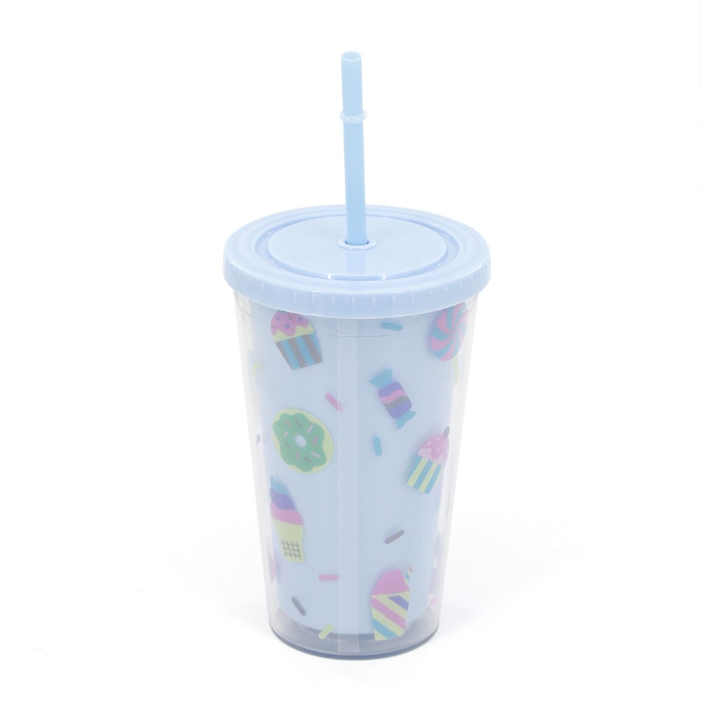 VASO TRENDY 450ML DULCES CELESTE 19027