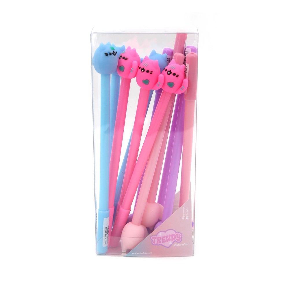 BOLIGRAFO TRENDY GATITOS X 12
