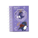 LIBRETA TRENDY MINI DINO LILA
