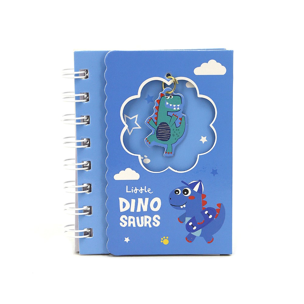 LIBRETA TRENDY MINI DINO AZUL