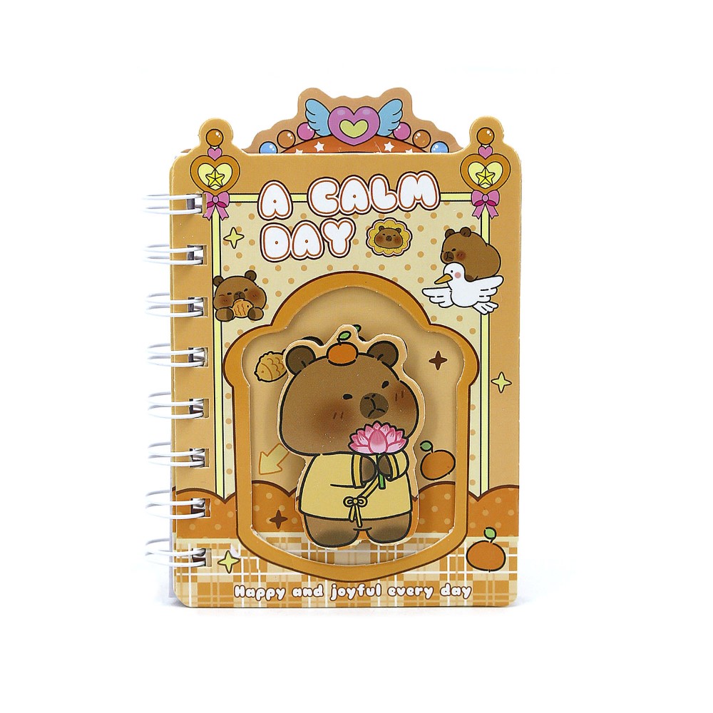 LIBRETA TRENDY MINI CAPYBARA AMARILLO