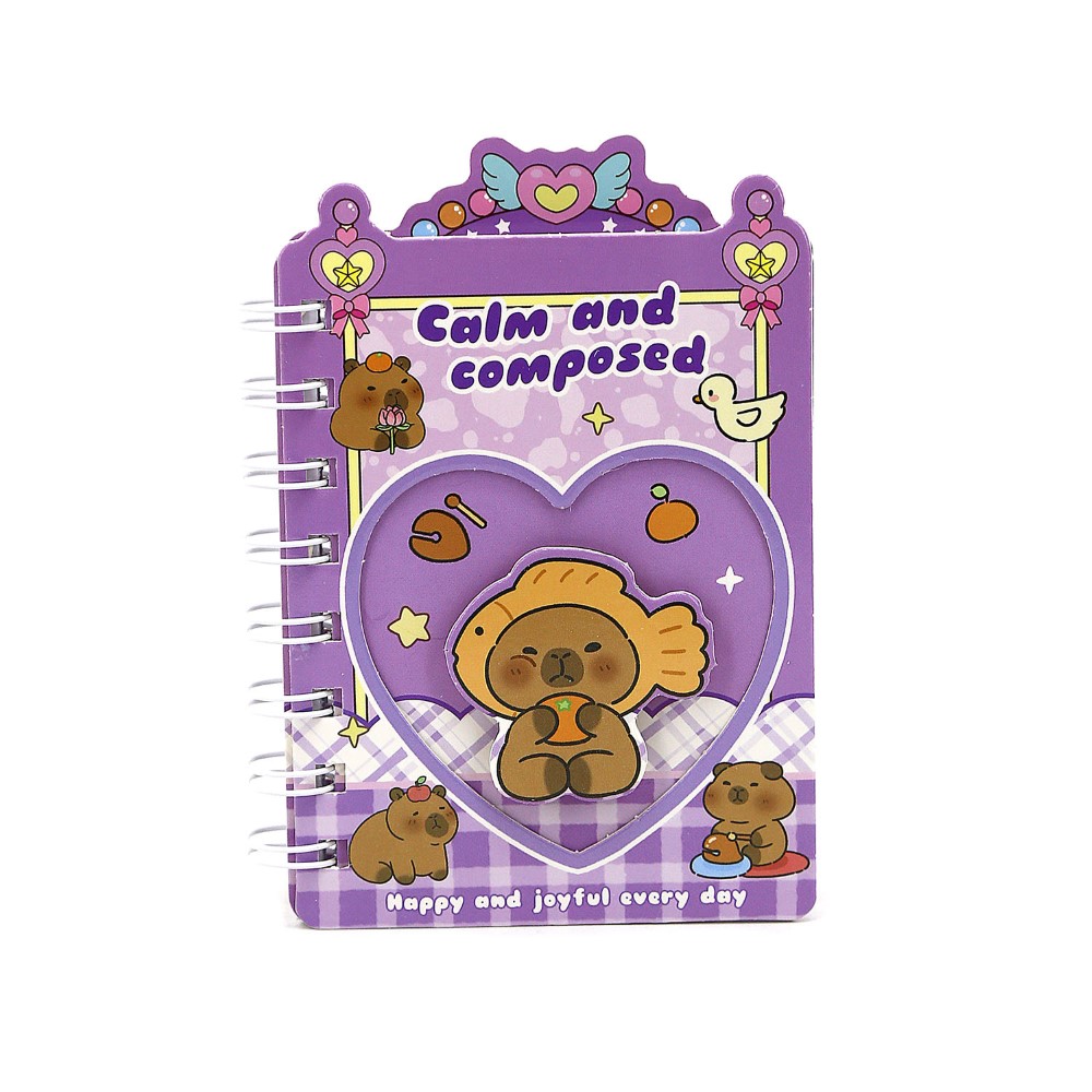 LIBRETA TRENDY MINI CAPYBARA VIOLETA