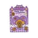 LIBRETA TRENDY MINI CAPYBARA VIOLETA