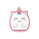 LIBRETA TRENDY MINI UNICORNIO BLANCO