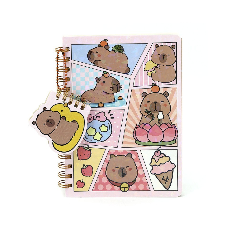 CUADERNO TRENDY A5 + LIBRETA CAPYBARA PATO