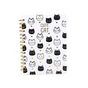 CUADERNO TRENDY A5 CUTE CAT BLANCO