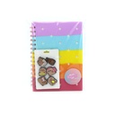 CUADERNO TRENDY A5 + BROCHES CAPYBARA MULTICOLOR