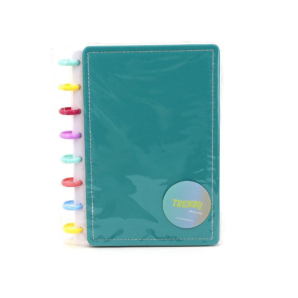 CUADERNO TRENDY A5 CON DISCOS AQUA