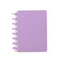 CUADERNO TRENDY A5 CON DISCOS MATELASSE VIOLETA