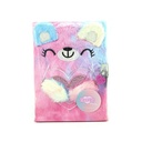 DIARIO INTIMO TRENDY PELUCHE OSO ROSA