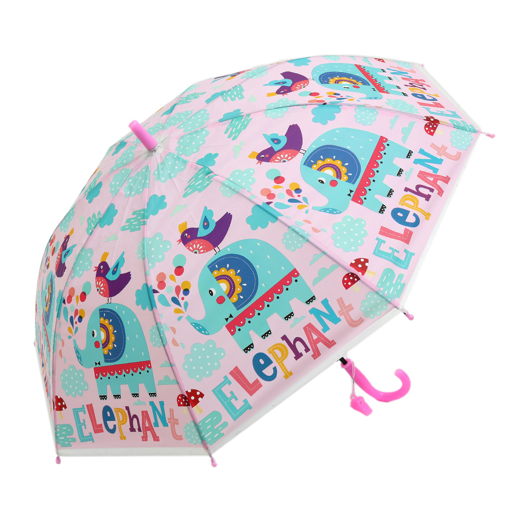 PARAGUAS TRENDY INFANTIL ELEFANTES ROSA