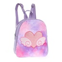 MOCHILA INFANTIL TRENDY CORAZON CON ALAS LILA