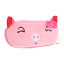 CARTUCHERA INFANTIL CERDITO FUCSIA