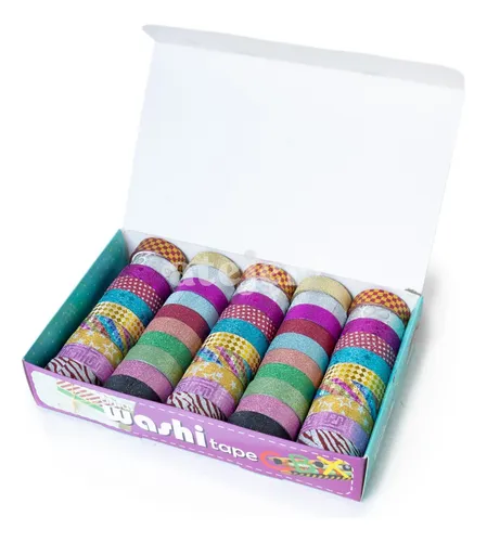 CINTA CBX WASHI TAPE GLITTER X10