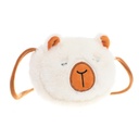 CARTERITA PELUCHE CAPYBARA BLANCO