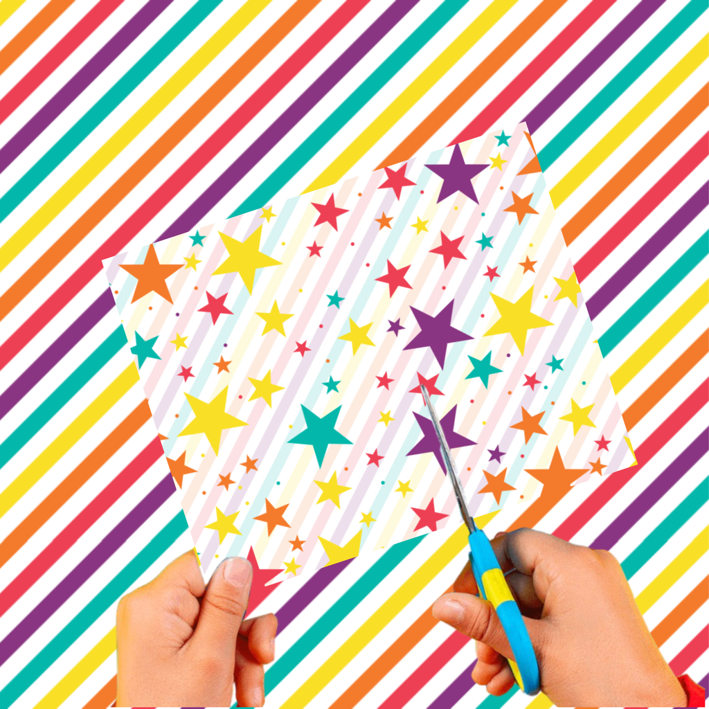 CARTULINA ENTRETENIDA MURESCO X10 GEOMETRIA MULTICOLOR