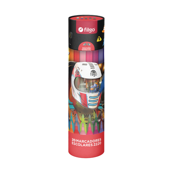 MARCADOR FILGO PINTO TUBO X20 RACER