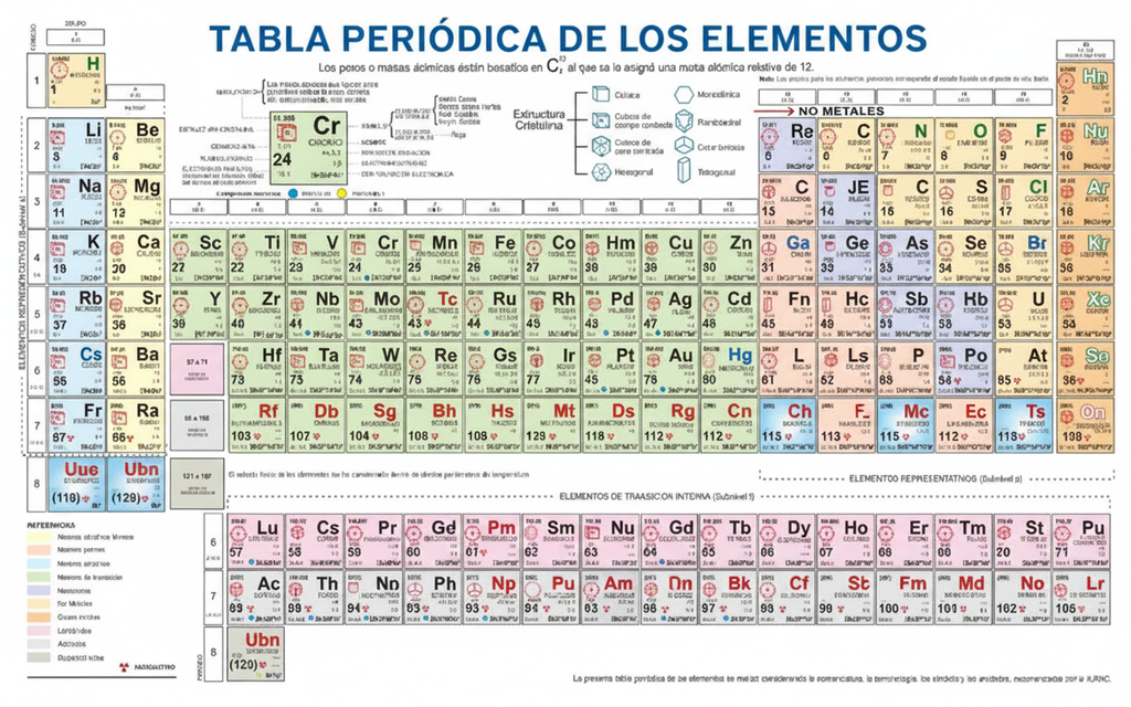 TABLA PERIODICA UNIESCO X10